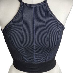 Free People FP Movement Womens Size XS/S Sports Bra Tank‎ Washed Navy Blue